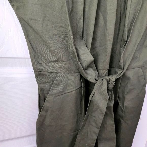 Mossimo Supply Co. Olive Green Romper with Pockets - Picture 7 of 7